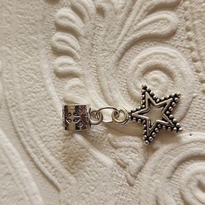 Star  Charm for European Style Bracelets Fits Pandora Systems